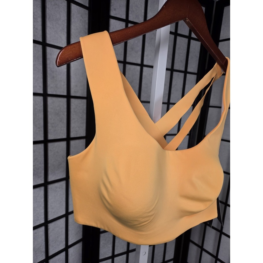 New Balance Fortiflow High Impact Orange Cross Back Sports Bra 42C Women - Picture 2 of 6